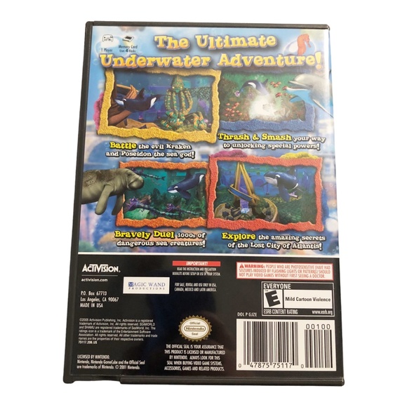 SeaWorld Adventure Park Shamu's Deep Sea Adventure Gamecube Video Game - Picture 5 of 5